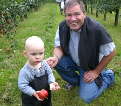 GJ with 33 years at DELTA. I tried a litle bit of everything Cover picture with my grandson Jonas 3 years. .. picture is now two years old