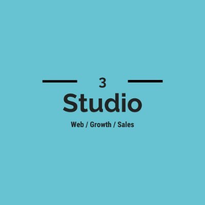 3studioCorp's profile picture. Web / Growth Hacking / Sales