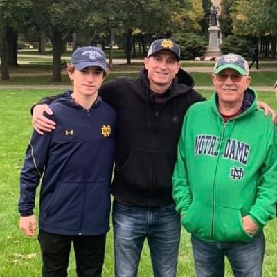 Hockey Dad - #5 Notre Dame & #38 EGF Greenwave