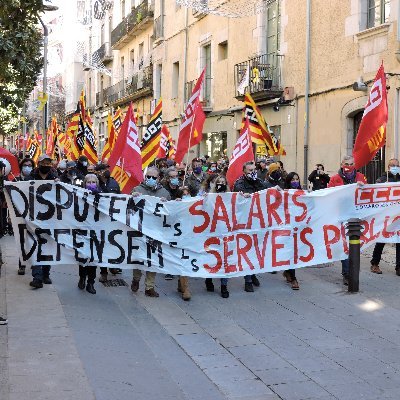 Tweets del sindicat CCOO de Girona, un sindicat de treballadors i treballadores organitzats per defensar millor els seus drets.