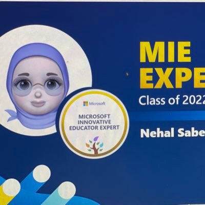 Head of ICT dept in school, MCE,MIEEFellow,MIEE ..Master trainer, trainer consultant,certified Nearpod educator, Flipgrid cert,kahoot cert, MCP,MCSA,MCSE