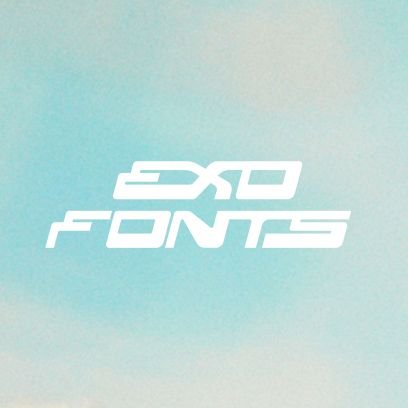 Hello, this is EXO FONTS! We are an account dedicated to post fonts that EXO used in their works. Find a font? DM me! — (she/her)