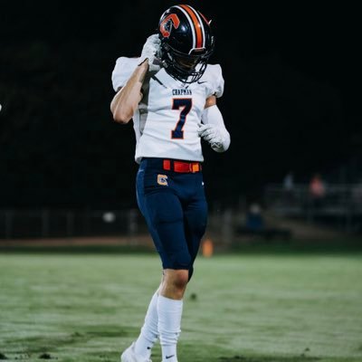 Joshua 1:9, |Chapman High school ‘23| OF, WR/FS https://t.co/9QWda2yo55