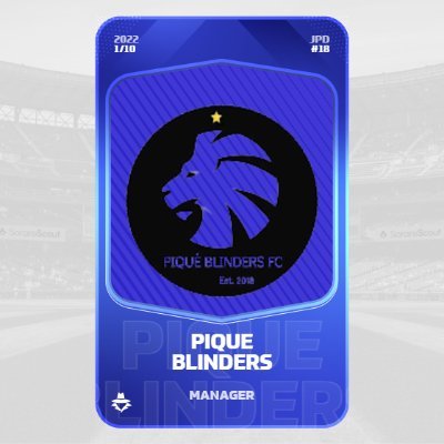 Piqueblinderz's profile picture. sign up to Sorare today and get a free limited : https://t.co/wNN3vyjYke