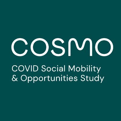 COSMO is a new longitudinal youth cohort study from UCL & the Sutton Trust, examining the impacts of the pandemic on educational inequalities and wellbeing.