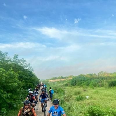 ciclista
empezando en el ambiente
