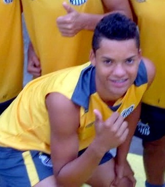 Jogador da base do Santos Futebol Clube