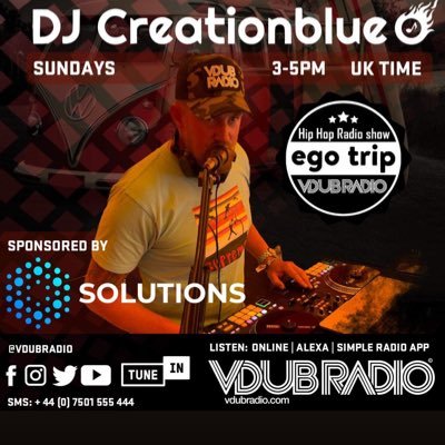 EgoTrip radio show Sunday’s 3-5pm UK Club/Radio DJ/Presenter https://t.co/SLuru2oQ4Q Hiphop, Creationblue1@gmail.com Mixcloud:Creationblue