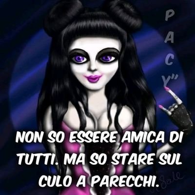 bastarda! stronza !acida! sarcastica !quanto basta e serve !infatti devo  ricontinuare a rifarmi account !sono al mondo x dar fastidio e star sul caxxo !