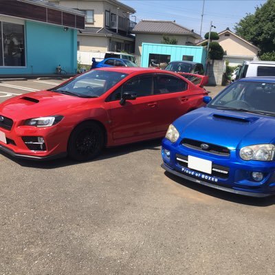 車と仕事大好きマン。うるさい青と赤のWRX2台オーナーです。