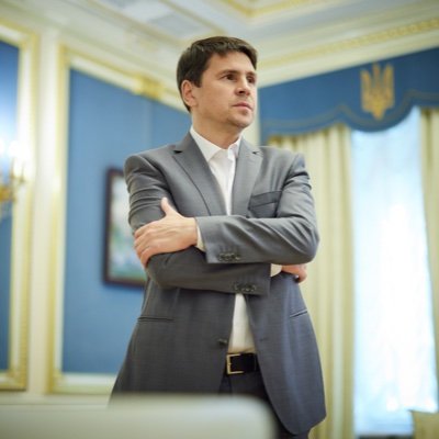 Mykhailo Podolyak. Adviser to the Head of the Office of President of Ukraine Volodymyr Zelenskyy