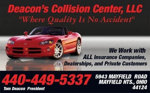 DeaconCollision's profile picture. Where Quality Is No Accident