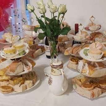 Family run afternoon tea takeaway & delivery service, catering for all occasions. 
Vintage teaware hire.

TELEPHONE; 07802 307007
EMAIL; S-benson@sky.com