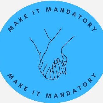 NO LONGER ON TWITTER- FIND US ON INSTAGRAM @MAKEITMANDATORY

Grassroots and survivor-led campaign supported by over 94,600 people.