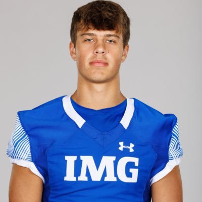 IMG Academy| C/O 2023 QB| 6’4- 205 lbs| 3.7 GPA @IMGFBPost_Grad