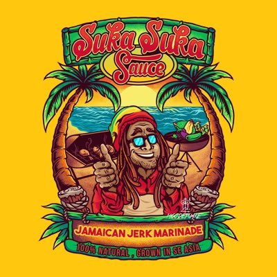 World’s 1st 100% Natural Jamaican Jerk Marinade- Inspired by Jamrock, grown and made in SE Asia. Created by artist @masiaone