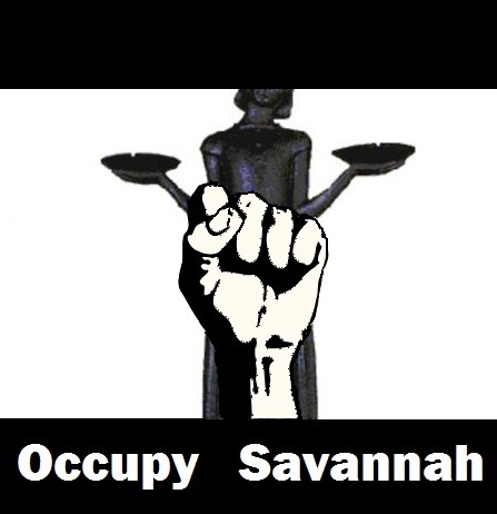 OccupySavannah's profile picture. We  ☮ccupy Emmet Park in #Solidarity with all those on Wall Street and around the world! GA Saturdays at 3pm #OWS #Anonymous #OccupySavannah