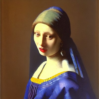 This account presents Johannes Vermeer's unpublished paintings!
This is a contemporary art social networking installation in which AI creates new Vermeer works.