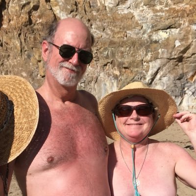 A naturist / nudist couple, stumbling through life as we know it, nude. Taking the roads less traveled. WNBR participants.  Porn and tweetless accounts blocked.