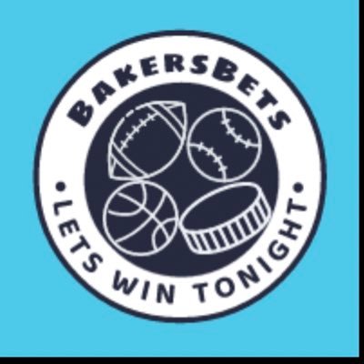 Follow @BakersBets on Instagram Your                       home to all your Sports Betting Needs NFL NBA NHL UFC MLB Let’s Win Together 🍻