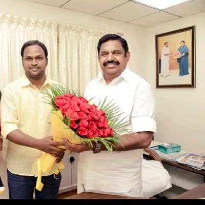 MBA Graduate, IT Professional, Tπue Devotee of புரட்சித்தலைவி அம்மா!!!
திருவள்ளூர் மத்திய மாவட்ட பொருளாளர் - தகவல் தொழில்நுட்பப் பிரிவு.
👉 Live & Let Live 👈