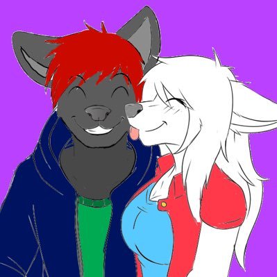 A Cute Furry Trans Couple 🏳️‍⚧️