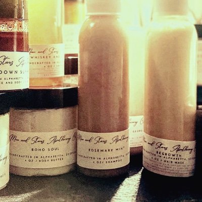 A small batch skincare and bath products company.