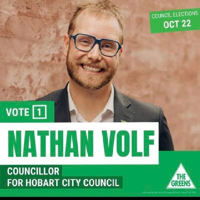 Always fighting for a better future for all.

Future Hobart committee member. 

Young Achiever of the year for leadership 2022 (TAS).

#VoteGreen #VoteVolfy