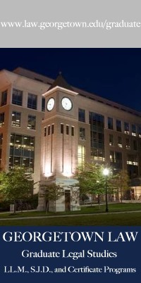 Georgetown Law Graduate Programs office. The LL.M. community at Georgetown includes lawyers from across the U.S. and from over 60 countries.