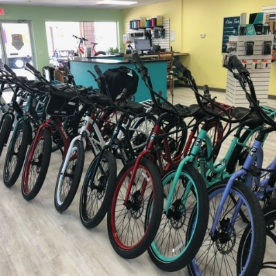 Hi I am Mike Logue the owner of the Pedego Vero Beach store located at Miracle Mile on 21st Street next to the Fresh Market at the corner. Your e-bike store!