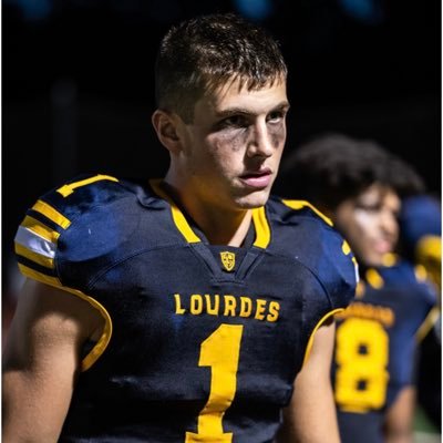 Our Lady of Lourdes ‘23 Presidents Ambassador | 4.0 GPA | Varsity Football Captain | 6’3 205LB OLB/TE                           Assumption University Football