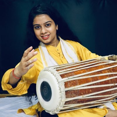 Pakhawaj player(musician).....Desciple & Daughter of pt. Ravi shankar upadhyay ji...