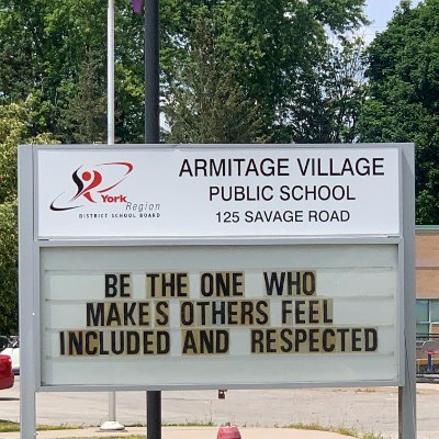 Armitage Village PS supports students in Kindergarten to Grade 8.  It also partners with a full time daycare and before and after school program.