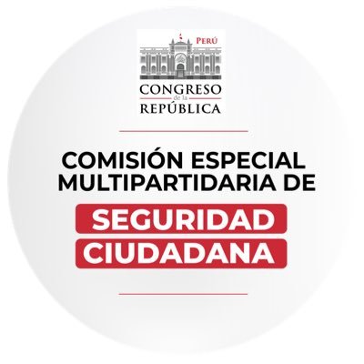 Cuenta oficial de la Comisión Especial Multipartidaria de Seguridad Ciudadana del Congreso de la República. Presidente @alfredoazurin15