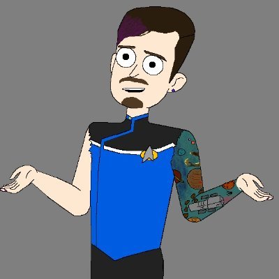 Pan, gender-fluid, friend of DeSoto, nerdy, geeky, and a streamer.
He/him or they/them.