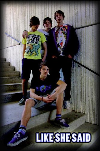 Like She Said is a swedish Pop Rock band. Influenced by All time low, Paramore, You me at six etc. 
http://t.co/oPZL7Vz4yX