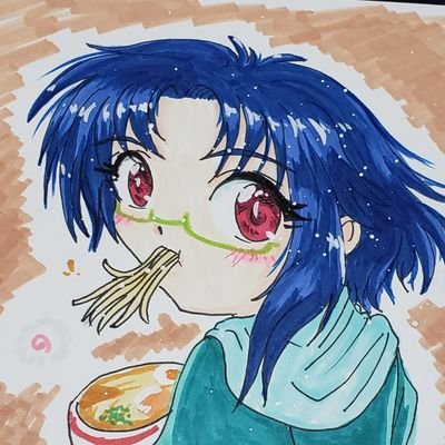 @OF4VF6TNCWkJf03  はお絵描き旅アカ
福島ラーメン組っ！（旧覇 ペガサスナイト
美プラ、ガンプラ、ラーメン、お絵描きなど
同人は休止ちう
中身はおっさん