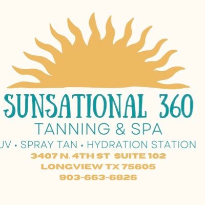 Locally Owned Tanning Salon        3407 N 4th St, Ste 102.          Longview TX 75604.                        903-663-6826