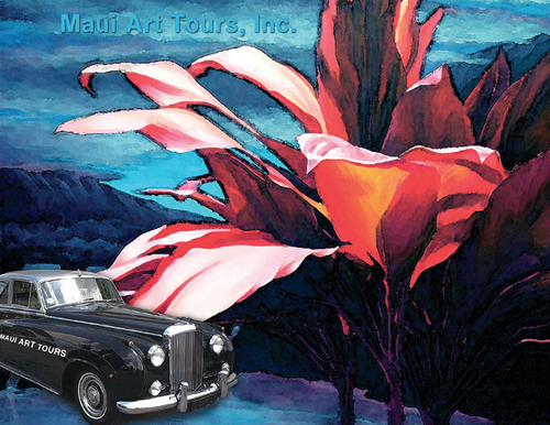 We are Maui Art Tours.  Visit us at http://t.co/vyu6vIM3UG or call 808.205.0938.  Private day tours to the homes and studios of Maui's artists.