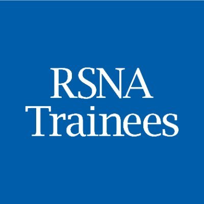 Welcome to this account hosted by the @RSNA Resident and Fellow Committee! We are excited to share news, highlights, and resources for #RadTrainees!