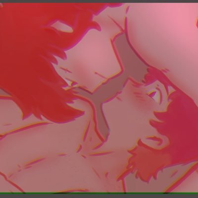 he/they idiot, pan/aroace, art by @HankAlexisNyr (pv) -🔞 NSFW account