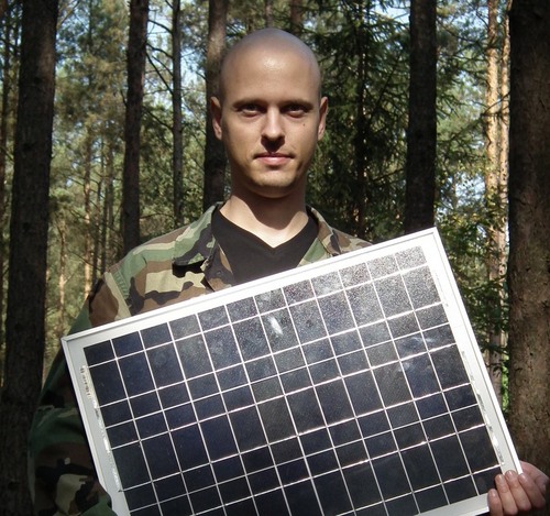 MSc in mechanical engineering (power plants and such). Worked for Institute of Environmental Protection for 5 years. Now on his journey to off-grid living.