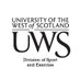 UWS Division of Sport Exercise & Health (@UWS_Sport) Twitter profile photo