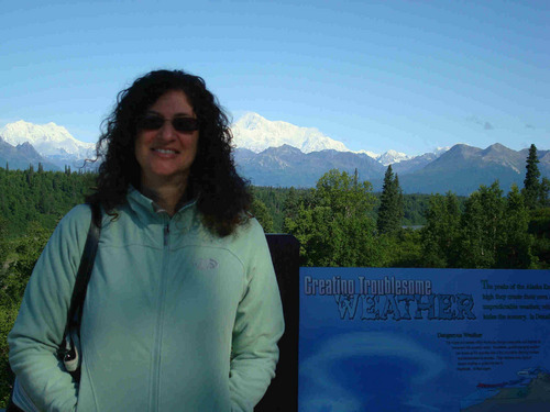 Teacher, Traveler. 
Photo taken in Alaska. Denali in the background.
