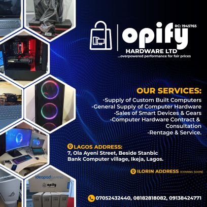 CUSTOM HIGH-PERFORMANCE PC|WORKSTATION|GAMESTATION SETUP contact: 07052432340
https://t.co/nMHBU7mqT5 RC: 1945765