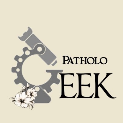 .
pa·tho·lo·geek | \ pə-thä-lə-ˈGĒK \
.   : an expert or enthusiast obsessed with the intellectual pursuits of the field of Pathology