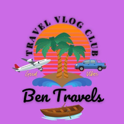 Ben Travels TV 🧳✈️🌴
Travel Vlog Club🏝🏕🌵🌇🚙 🏖🍷🍲
The World Is Yours!