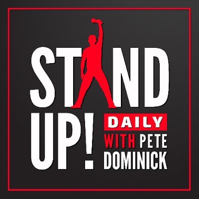 Stand Up! is a listener built and supported Daily podcast hosted by comedian and commentator Pete Dominick. Be a part of our community https://t.co/RpthLU0KCd