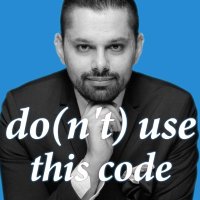 Don't Use This Code—Expert Training & Consulting(@dutc_training) 's Twitter Profile Photo