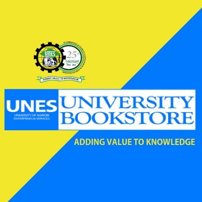 UoN_Bookshop's profile picture. UNES University Bookshop is the largest bookstore in East Africa with branches in Nairobi, Mombasa and Kisumu.  We also sell online at https://t.co/cVfQjizTMU